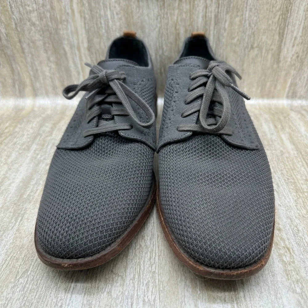 Cole Haan Feathercraft Grand Stitchlite Mens Oxford Shoes C29715‎ 9M Gray Pumice